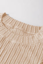 Load image into Gallery viewer, Sleet Solid Color Textured Flutter Sleeve Top - Fashion Queen -  26
