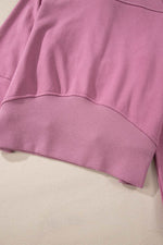 Load image into Gallery viewer, Valerian Quarter Zip Stand Neck Kangaroo Pocket Sweatshirt - Fashion Queen -  29
