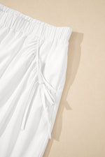 Load image into Gallery viewer, White Bow Decor Pockets Plus Size Shorts - Fashion Queen -  12
