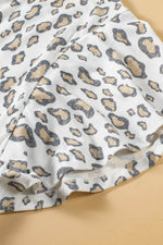 Load image into Gallery viewer, White Butterfly Sleeve Leopard Print Top - Fashion Queen -  10
