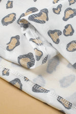 Load image into Gallery viewer, White Butterfly Sleeve Leopard Print Top - Fashion Queen -  8

