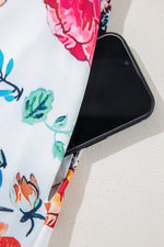 Load image into Gallery viewer, White Floral Square Neck Puff Sleeve Flowy Plus Size Midi Dress - Fashion Queen -  10
