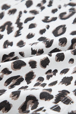 Load image into Gallery viewer, White Leopard Frayed Hem Denim Shorts - Fashion Queen -  11
