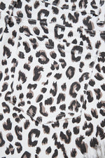 Load image into Gallery viewer, White Leopard Frayed Hem Denim Shorts - Fashion Queen -  7
