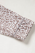 Load image into Gallery viewer, White Leopard Print Long Sleeve and Pants Pajamas Set - Fashion Queen -  8

