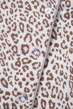 Load image into Gallery viewer, White Leopard Print Long Sleeve and Pants Pajamas Set - Fashion Queen -  9
