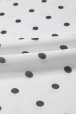 Load image into Gallery viewer, White Polka Dot Flutter Sleeve Square Neck Smocked Maxi Dress - Fashion Queen -  14
