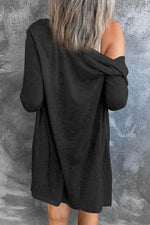 Load image into Gallery viewer, White Solid Color Open-Front Buttons Cardigan - Fashion Queen -  14
