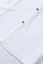 Load image into Gallery viewer, White Solid Color Open-Front Buttons Cardigan - Fashion Queen -  22

