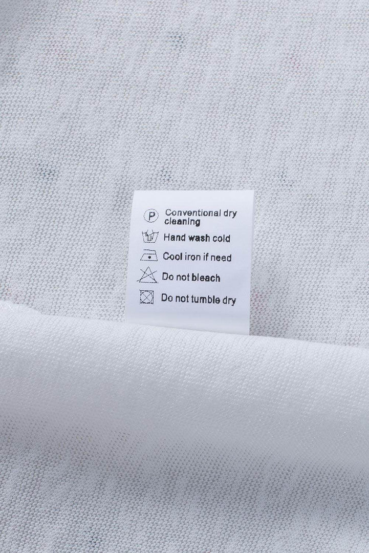 White Solid Color Open-Front Buttons Cardigan - Fashion Queen -  25
