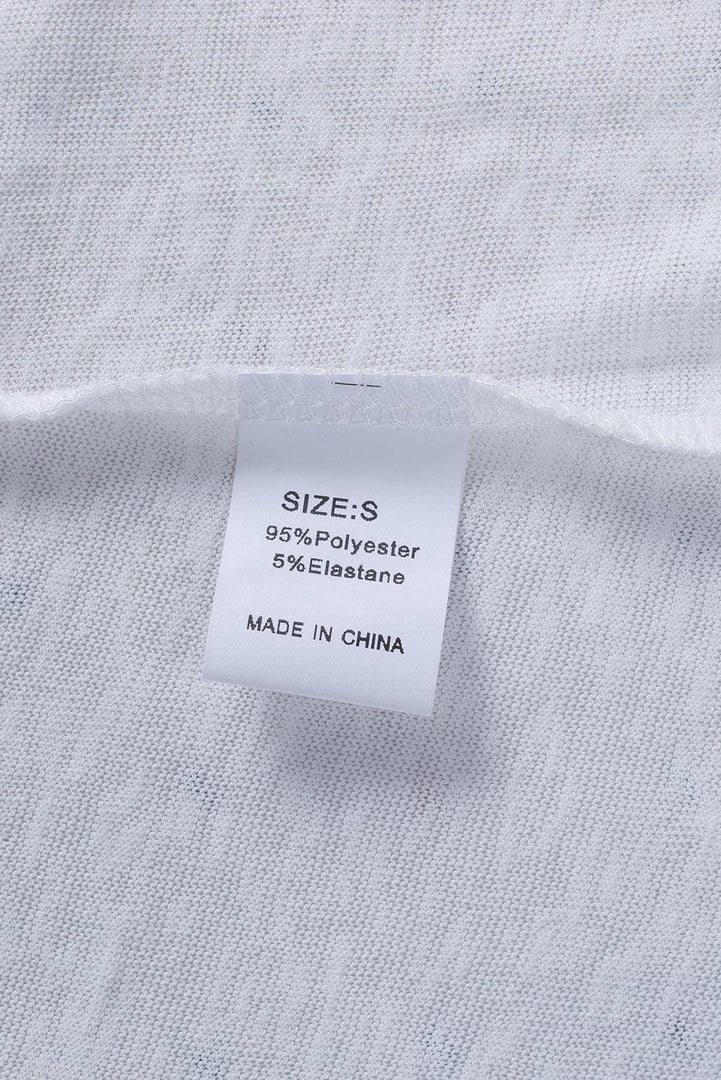 White Solid Color Open-Front Buttons Cardigan - Fashion Queen -  26