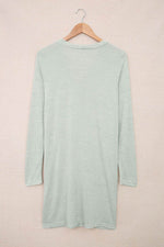 Load image into Gallery viewer, White Solid Color Open-Front Buttons Cardigan - Fashion Queen -  28
