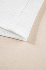 Load image into Gallery viewer, White Textured Cropped Hoodie and Shorts Set - Fashion Queen -  18
