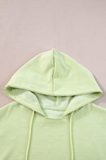 Load image into Gallery viewer, White Textured Cropped Hoodie and Shorts Set - Fashion Queen -  27

