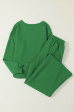 Load image into Gallery viewer, White Ultra Loose Textured 2pcs Slouchy Outfit - Fashion Queen -  12
