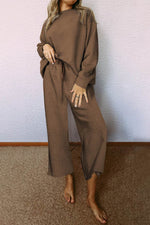 Load image into Gallery viewer, White Ultra Loose Textured 2pcs Slouchy Outfit - Fashion Queen -  22
