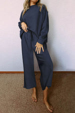 Load image into Gallery viewer, White Ultra Loose Textured 2pcs Slouchy Outfit - Fashion Queen -  25
