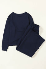 Load image into Gallery viewer, White Ultra Loose Textured 2pcs Slouchy Outfit - Fashion Queen -  26
