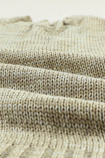 Load image into Gallery viewer, White V neck Drop Shoulder Knitted Sweater - Fashion Queen -  18
