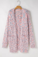 Load image into Gallery viewer, Yellow Multicolor Confetti Open Front Knit Cardigan - Fashion Queen -  13
