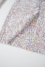 Load image into Gallery viewer, Yellow Multicolor Confetti Open Front Knit Cardigan - Fashion Queen -  7
