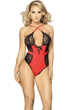 Load image into Gallery viewer, YesX YX231 Black &amp; Red Teddy - Fashion Queen -  3
