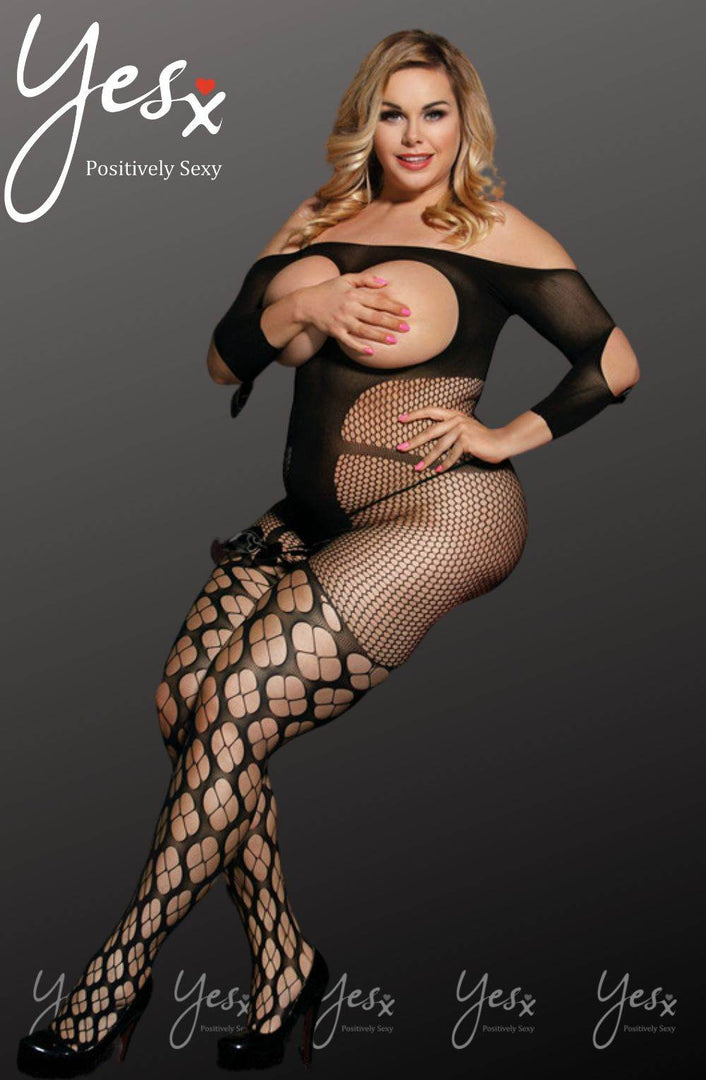 YesX YX815Q Bodystocking up to 5XL - Fashion Queen -  3