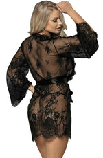 Load image into Gallery viewer, YesX YX827 Robe Set Black - Fashion Queen -  10
