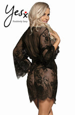 Load image into Gallery viewer, YesX YX827 Robe Set Black - Fashion Queen -  3
