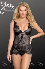 Load image into Gallery viewer, YesX YX829 Chemise Black - Fashion Queen -  12

