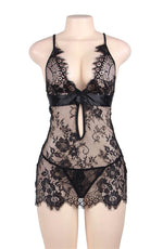 Load image into Gallery viewer, YesX YX829 Chemise Black - Fashion Queen -  4
