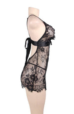 Load image into Gallery viewer, YesX YX829 Chemise Black - Fashion Queen -  6
