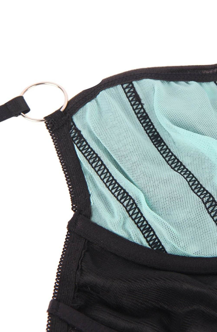 YesX YX830 Blue Bra Set - Fashion Queen -  13
