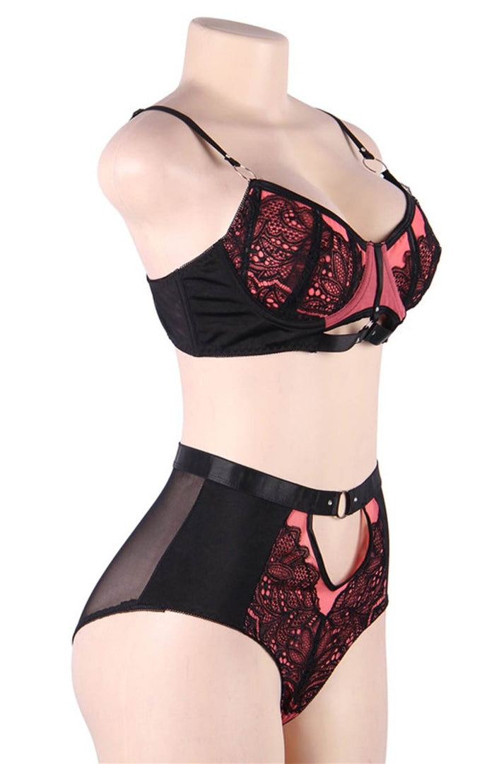 YesX YX831 Bra Set Pink - Fashion Queen -  3