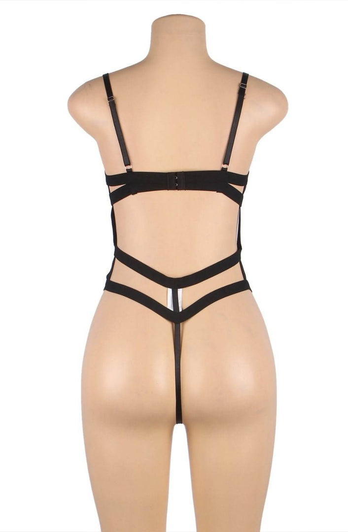 YesX YX844 Bodysuit Black - Fashion Queen -  8