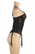 Load image into Gallery viewer, YesX YX846 Black Bodysuit - Fashion Queen -  9
