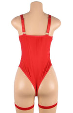 Load image into Gallery viewer, YesX YX858 Red Bodysuit - Fashion Queen -  5
