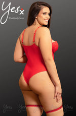 Load image into Gallery viewer, YesX YX858Q Red Bodysuit - Fashion Queen -  3

