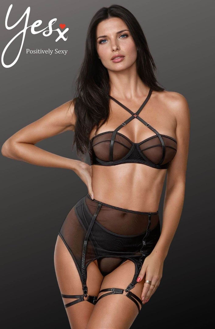 YesX YX868 Three Piece Bra Set - Fashion Queen -  3