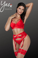 Load image into Gallery viewer, YesX YX870 Bondage Garter Bra Set - Fashion Queen -  5
