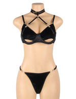Load image into Gallery viewer, YesX YX871 Hollow Cut Halter Bra Set - Fashion Queen -  14
