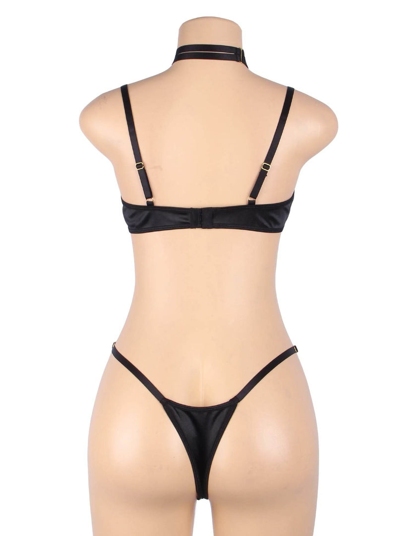 YesX YX871 Hollow Cut Halter Bra Set - Fashion Queen -  15