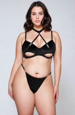 Load image into Gallery viewer, YesX YX871Q Hollow Cut Halter Bra Set - Fashion Queen -  1
