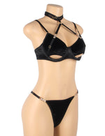 Load image into Gallery viewer, YesX YX871Q Hollow Cut Halter Bra Set - Fashion Queen -  3
