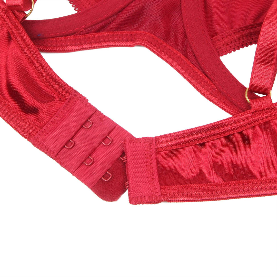 YesX YX872Q Hollow Cut Halter Bra Set Up To 2XL - Fashion Queen -  3
