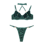 Load image into Gallery viewer, YesX YX873Q Hollow Cut Halter Bra Set - Fashion Queen -  4
