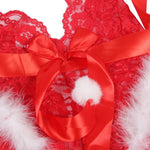 Load image into Gallery viewer, YesX YX874 Christmas Lace Halter Neck Teddy - Fashion Queen -  14
