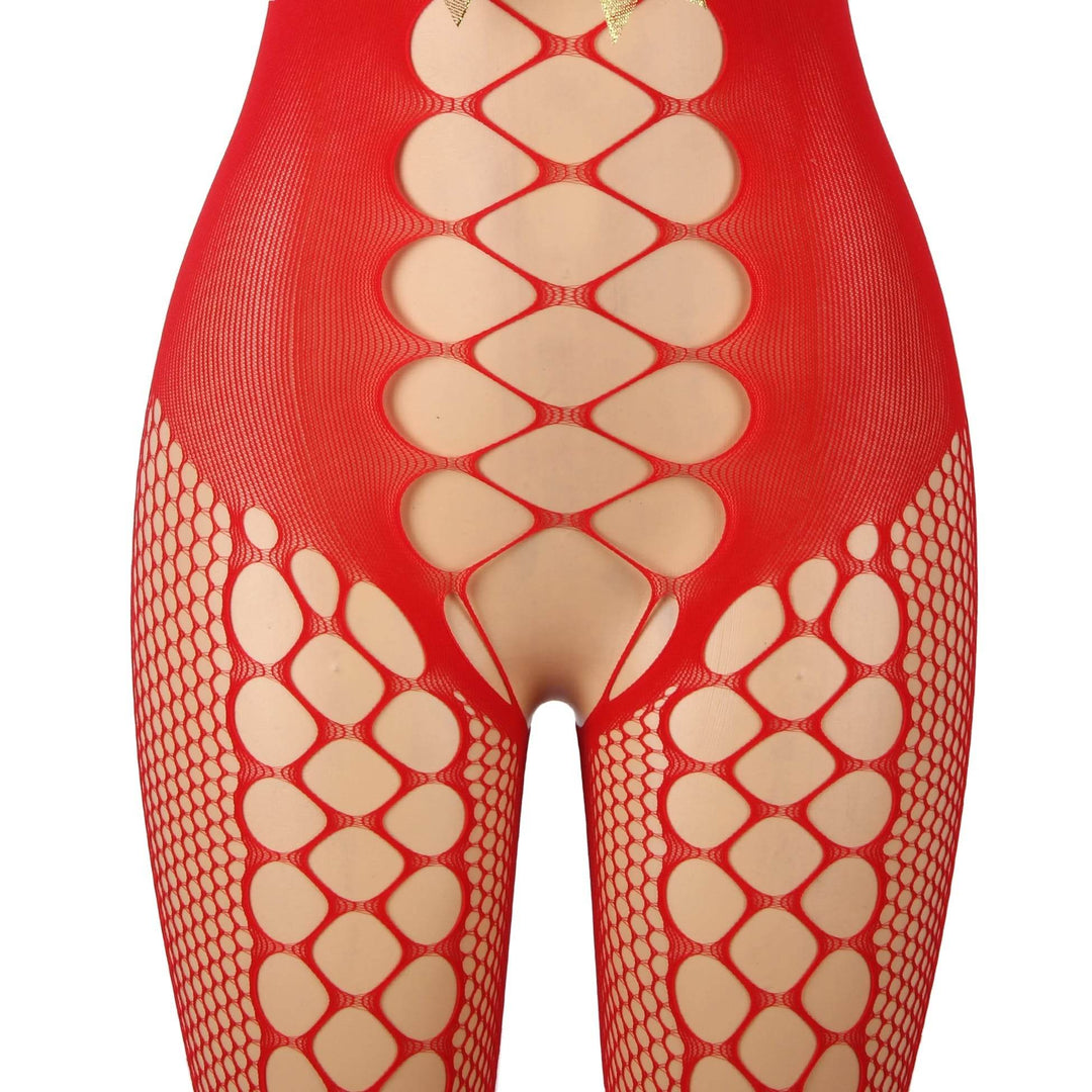 YesX YX876 Christmas Fluffy Bodystocking - Fashion Queen -  12