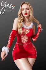Load image into Gallery viewer, YesX YX877 Christmas Sexy Bodystocking Dress - Fashion Queen -  5

