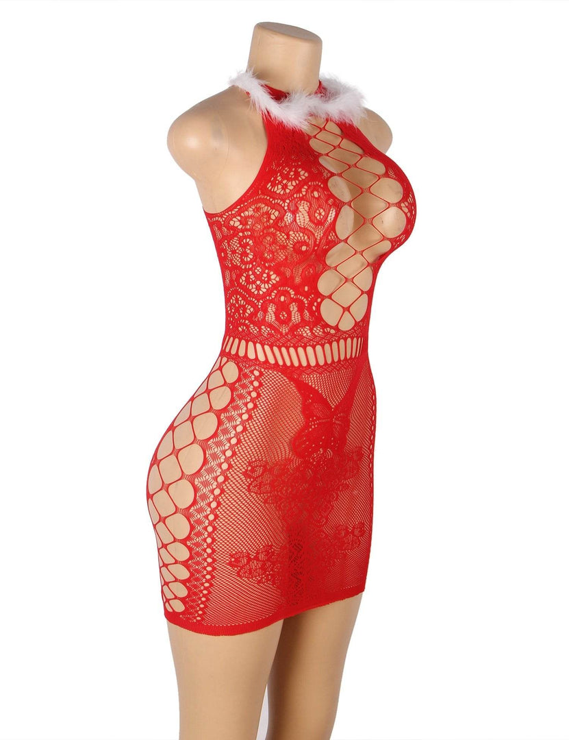 YesX YX877 Christmas Sexy Bodystocking Dress - Fashion Queen -  7